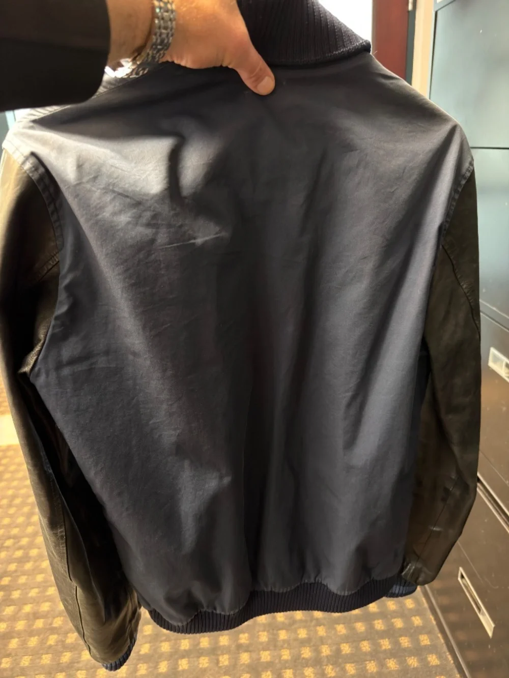 Authentic Gucci Bomber Jacket Leather